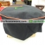 หมวกเชฟ Hat Chef 044-PKP-37 สีดำ ขอบแดง