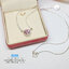 สร้อยเงินแท้92.5% สร้อยพร้อมจี้ จี้หัวใจพลอยสี พลอยสีสังเคราะห์ เล่นแสงได้ดีมากๆ ค่ะ งานน่ารักๆ (เรือนเงินแท้)
