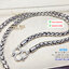 สร้อยคอเงินแท้92.5% สร้อยลายถักรมดำ งาน Handmade-ทำมือ หนัก 4.6 บาทยาว 24 นิ้ว(เนื้อเงินแท้)