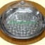 ฝาครอบอะคริลิคทรงกลม +พร้อมถาดสเตนเลส 005-JS-CPC12-SET1 The cover the acrylic sphere. + And stainless steel tray.