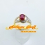 แหวนพลอยทับทิม ฝังเพชร
