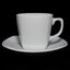 ถ้วยกาแฟ + จานรองญี่ปุ่น ความจุ 8.27 ออนซ์ ( 240 มล. ) # 4127/4114 ยี่ห้อ Royal porcelain ( รอยัล พอร์ซ