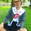 เสื้อคลุมคอโบว์ สีเทา