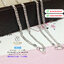 สร้อยคอเงินแท้92.5% ลายเลสแบนตัดลาย หนัก 1 สลึง-1 บาทตัน ยาว 16-26 นิ้ว(งานอิตาลี)