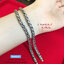 สร้อยข้อมือเงินแท้92.5% ลายถัก/เปียหางกระรอก-งานรมดำ หนา 4-5 มิล ยาว 7-8 นิ้ว (งานไทย)