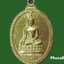 เหรียญ หลวงพ่อเหลือ วัดสร้อยทอง จ.กรุงเทพมหานคร รุ่นสร้างเจดีย์ ปี 2539 เนื้อทองแดงกะหลั่ยทอง