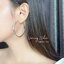 ต่างหูเงินแท้92.5% ห่วงกลม แบบเกี่ยว ความหนา 3.0 mm.(เนื้อเงินแท้)