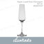 ( 6 ใบ ) แก้วแชมเปญคริสตัล Ripple Crystal Flute Champagne 207 ml #RJ007FC07