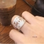 แหวนเงินแท้ ชาแนล ประดับเพชร cz