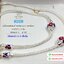 สร้อยคอเงินแท้92.5% ลายสี่เสาลงยา หนัก 2-3 สลึงตัน ยาว 16-24 นิ้ว(เนื้อเงินแท้)