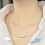 โชคเกอร์เงินแท้92.5% Chocker แบบแข็ง ทรงตัวU-ตัดลาย เล่นแสงดีค่ะ (งานไทย)