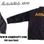 เสื้อแจ็คเก็ตสีดำปัก ARMY