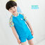 ชุดว่ายน้ำเด็ก ไซส์ 3xl และ 4xl ค่ะ แขนสั้น ขาสั้นซิปหน้าค่ะ