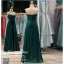รหัส ชุดราตรี :PF054 ชุดราตรียาวหรูจับจีบช่วงอก เดรสออกงานสีเขียว ชุดไปงานแต่งงานผ้าเครป ชุดแซก สีเขียว เกาะอก เหมาะสำหรับงานแต่งงาน งานกลางคืน กาล่าดินเนอร์