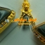 กรอบพระนางพญา ฝังนพเก้า หัวครุฑ