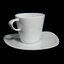 ถ้วยกาแฟ + จานรอง MOOD ความจุ 7.9 ออนซ์ ( 220 มล. ) # 5610 / 5612 ยี่ห้อ Royal porcelain ( รอยัล)