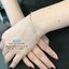 สร้อยข้อมือเงินแท้92.5% ชุบ 2K ลายเหลี่ยมสลับตัดลาย ยาว 6-7 นิ้ว(งานอิตาลี)