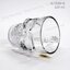 ( 6 ใบ ) แก้วเบียร์ หัวกระโหลก Ripple Skull Mug 520 ml #RJ10BE18