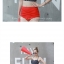 ชุดว่ายน้ำ ไซส์ xl ทูพีช เสื้อลายจุด รอบอก 34-38 เอว 28-32 สะโพก 34-38 นิ้ว ค่ะ