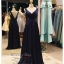 รหัส ชุดราตรียาว : PF055 - 3 ชุดราตรียาว เดรสออกงาน ชุดไปงานแต่งงาน ชุดแซก สีน้ำเงิน ซีทรูช่วงเอวด้านข้าง หมาะสำหรับงานแต่งงาน งานกลางคืน กาล่าดินเนอร์