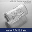 (1ใบ) แก้วใส TIKI Tumbler ขนาด 480 มล. RJ242TK17
