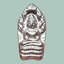 นาคปรก ใบมะขาม หลวงพ่อคูณ ปริสทฺโธ วัดบ้านไร่ จ.นครราชสีมา ปริสุทโธ 72 รุ่นเมตตาชายแดน ปี 2537 เนื้อเงิน