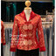 รหัส ชุดกี่เพ้า :KPS118 เสื้อจีนผู้หญิง คอจีน แขนยาว สีแดง สวย หรูหรา ไฮโซใส่