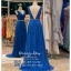 รหัส ชุดราตรียาว : PF068 ชุดแซก ชุดราตรี after party สีน้าเงิน เกาะอก สกรีนเพรช สวยเก๋ สง่า เหมาะใส่ออกงานกลางคืน งานแต่งงาน คอลเลคชั่นใหม่ล่าสุด พรมแดง กาลาดินเนอร์