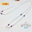 สร้อยคอเงินแท้ 92.5% สร้อยห้อยพระ 2 องค์ ลายสี่เสา-ลงยา น้ำเงิน แดง(งานไทย)
