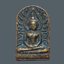 เหรียญใบมะขาม พิมพ์ซุ้มกอ ปี 2529 ออกโดยหนังสือลานโพธิ์ เนื้อทองแดง