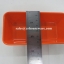 ถ้วยทรงสี่เหลี่ยม 2.5*5 นิ้ว สีส้ม 017-D989-5