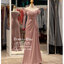 รหัส ชุดราตรียาว : PFL143 ชุดไปงานแต่งงาน มีแขน เปิดไหล่ ชุดราตรีพร้อมส่ง สวย เรียบ หรู ดูแพง พรางสะโพกไม่อ้วน