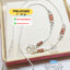 PRE-ORDER สร้อยคอเงินแท้สุโขทัย สร้อยลายเปีย หนัก 3 สลึงตัน ยาว 18-24 นิ้ว(เนื้อเงินแท้)