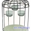 ขาตั้งจานและถ้วยเทียนรุ่นกรงนกเล็ก รวมจาน 1 ใบ และถ้วยแก้ว 3 ใบ Food display ( birdcage ) with 1 plate and 3 cups *small* code : 005-FFCD026S