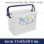 กล่องคอนเทนเนอร์ใหญ่ ( สีใส ) 3040PP 30 ลิตร ขนาด 31x43x29.5 ซม.