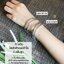 กำไลข้อมือเงินแท้92.5% แบบโปร่งแบบปิด(แบบสวมเข้ามือ) ขนาด 3-5mm.(เนื้อเงินแท้)