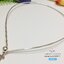 สร้อยคอเงินแท้ Chocker แบบเกี่ยวด้านหน้า (งานไทย) งานทรงตัวได้ดีค่ะ เกี่ยวด้านหน้าห้อยลักษณะมีจี้ในตัว