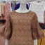 เสื้อลูกไม้เนื้อคอตตอน