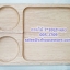 ถาดไม้ ขนาด 7*10 นิ้ว(2 หลุม) Wood tray size 7*10 inches Code: 005-J709