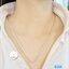 โชคเกอร์เงินแท้92.5% Chocker แบบแข็ง ทรงตัวV-ตัดลาย เล่นแสงดีค่ะ (งานไทย)