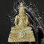 รูปเหมือนหล่อ ภปร. หลวงพ่อโสธร วัดโสธรวรารามวรวิหาร จ.ฉะเชิงเทรา หลังลายเซ็น สร้างพระอุโบสถ ปี 2539
