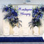 Backdrop งานแต่งสีน้ำเงิน