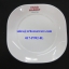 จานสี่เหลี่ยมมุมมน 8 นิ้ว 017-P992-8L,Square plate round 8 inches