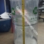 ถังขยะใสขอบสเตนเลส 001-STK-75CL (สินค้านำเข้า),Clear_Rubbish Waste Paper Trash Bin,Recycling_Dustbin