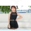 ชุดว่ายน้ำคนอ้วนเซต 3 ชิ้น ชุดทูพีช+เสื้อคลุมตัวนอก ไซส์ 5xl รอบอก44-48