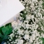 Backdropหลั่งน้ำสังข์ โทนขาวเขียว งานแต่งคุณตั้ม คุณซินดี้