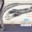 สร้อยคอเงินแท้92.5% ลายเกร็ดมังกร ห้อยพระ 3 องค์ หนัก 6.9- 8 บาทตัน(งานไทย- Hanmade)