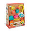 ของเล่นในอ่างอาบน้ำพร้อมปั๊มน้ำอัตโนมัติ B. toys - Bath Pump Toy & Drip Cups - Wonder-Full Waterworks