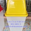 ถังขยะใสฝาสี ขนาด 60 ลิตร รหัสสินค้า 001-60CL