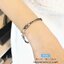 สร้อยข้อมือเงินแท้92.5% ลายสี่เสา-หัวมังกรรมดำ หนัก 2-3 สลึงตัน หนา 3mm. ยาว 6-7.5 นิ้ว(เนื้อเงินแท้)